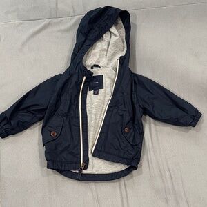 GAP Dark Blue Kids Raincoat with Hood